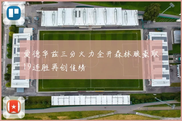 爱德华兹三分火力全开森林狼豪取19连胜再创佳绩